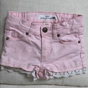 H & M toddler girls pink shorts size 1.5-2